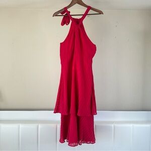 Ann Taylor  Petite size 00 sweet romantic red dress
